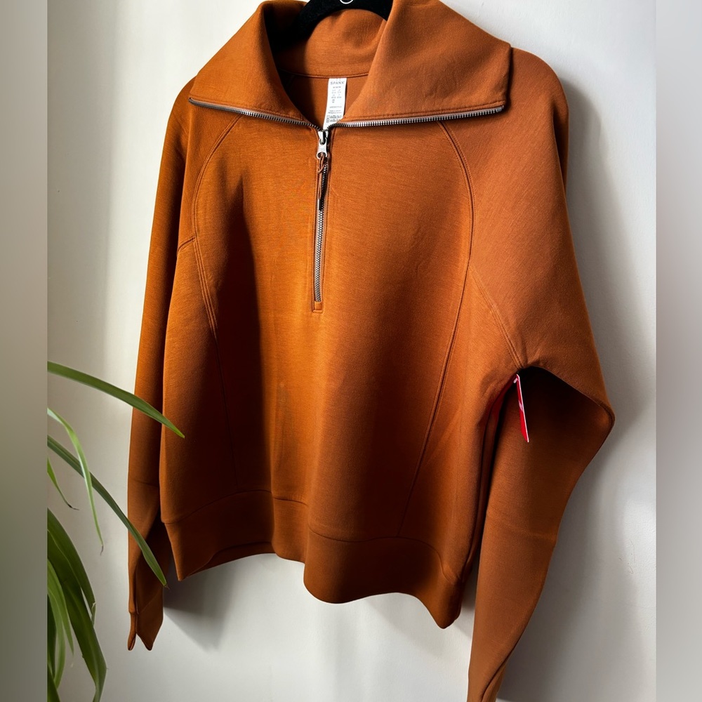 SPANX Air Essentials Set - Wide-Leg pants and Half-Zip Top